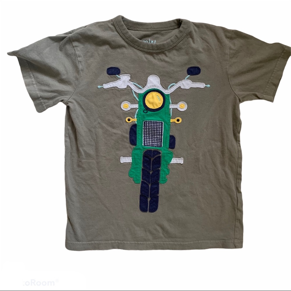 Mini Boden motorcycle appliqué tee 5/6
